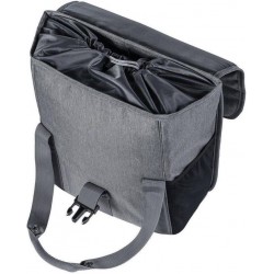 Enkele fietstas / pakaftas Basil GO Single Bag 16 liter 33 x 17 x 41 cm - grijs