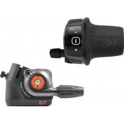 Sunrace twist shifter 7-Speed met clickbox passend op Sram S7