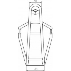 Tubus bagagedrager achter Fly Classic 26/28 inch zwart