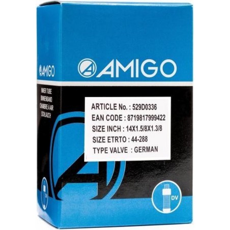 Amigo Binnenband 14 X 1 5/8 X 1 3/8 (44-288) Dv 45 Mm