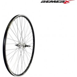 Remerx dubbelwandig zwart achterwiel 622-19 (28") 36 spaak draadpion