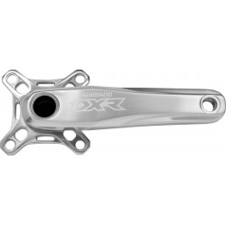 Shimano DXR FC-MX71 Crankset, silver Pedaalarmlengte 175mm