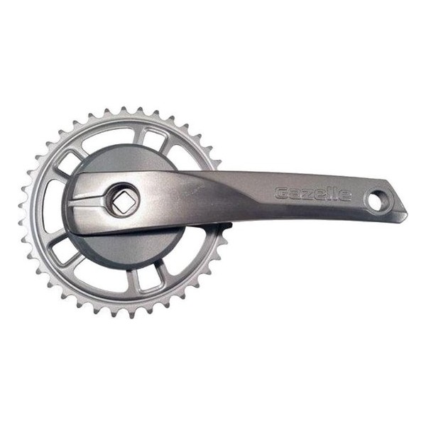 Gazelle Crankstel 38t 170 Mm Aluminium Zilver