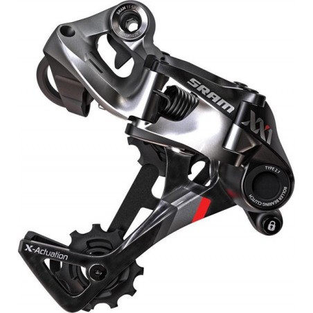 Achterderailleur sram xx1 type 21 11 speed grijs - ZWART