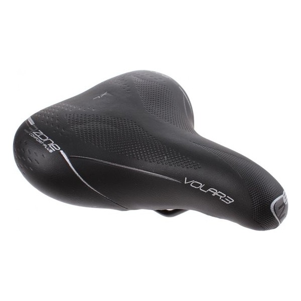 Selle Bassano Zadel Volare Xl Met Achterlicht Unisex Zwart