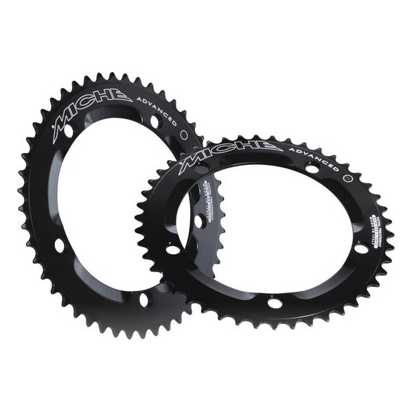 Miche Pista Advanced BCD 144 Chainring 1/8", black Uitvoering 44T