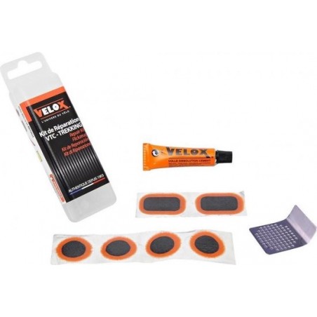 Velox Bandreparatieset Atb/mtb Zwart/oranje 7-delig