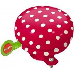 Melon bel Dotty White 60mm rood/wit