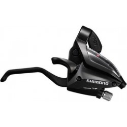 Versteller met remhendel Shimano ST-EF500 rechts - 2 vingers - 7 speed - zwart