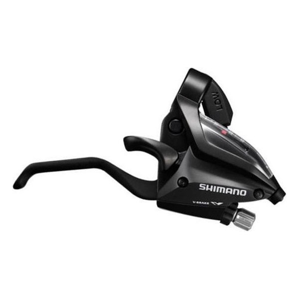 Versteller met remhendel Shimano ST-EF500 rechts - 2 vingers - 7 speed - zwart