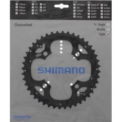 Shimano Deore FC-M530 Kettingblad voor Kettingbescherming Ring 9-speed, black Uitvoering 44T