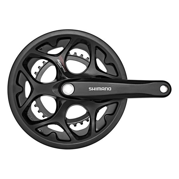 Shimano Tourney FC-A070 Crankset 7/8-Speed Kettingbescherming Ring, black Pedaalarmlengte 170mm