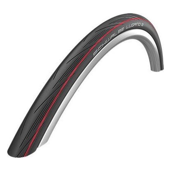 Schwalbe Buitenband Lugano Ii Draad 28 X 1.00 (25-622) Zwart/rood