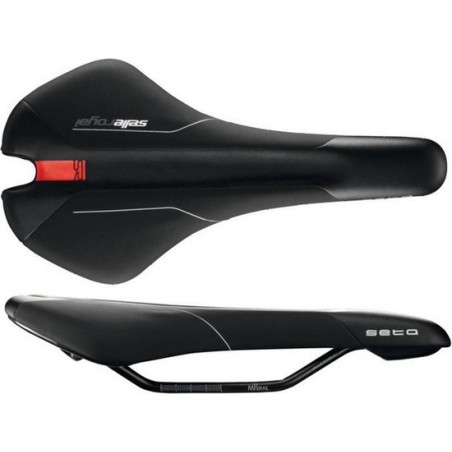 Selle Royal Seta Flat Design - Fietszadel - Zwart