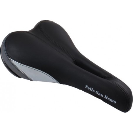 Selle San Remo zadel ATB/MTB 250 x 155 mm heren zwart