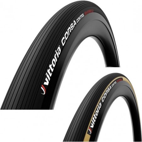 Vittoria Corsa Control Graphene 2.0 Racefiets Band - Maat: 25mm, Kleur: Bruin