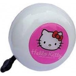 Hello Kitty Ding Dong fietsbel 80mm Wit