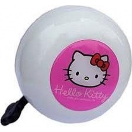 Hello Kitty Ding Dong fietsbel 80mm Wit