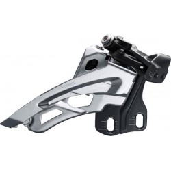 Shimano Deore MTB FD-M6000 Voorderailleur 3x10-speed, Side Swing directe montage diep, black Uitvoering 66-69°