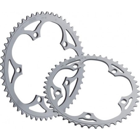 Miche Pista BCD 135 Chainring 1/8", silver Uitvoering 48T