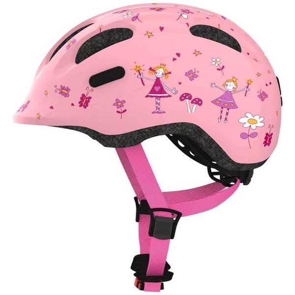 ABUS Smiley 2.0 Fietshelm - Maat  S (45-50 cm) - rose princess