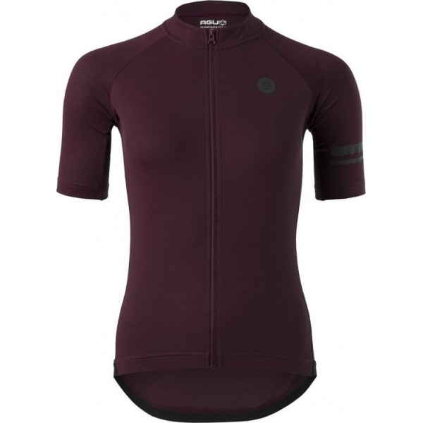 AGU Core Fietsshirt Essential Dames Fietsshirt - Maat M - Windsor Wine