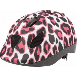 Polisport Pinky Cheetah fietshelm kind - Maat XS (46-52cm) - Pinky