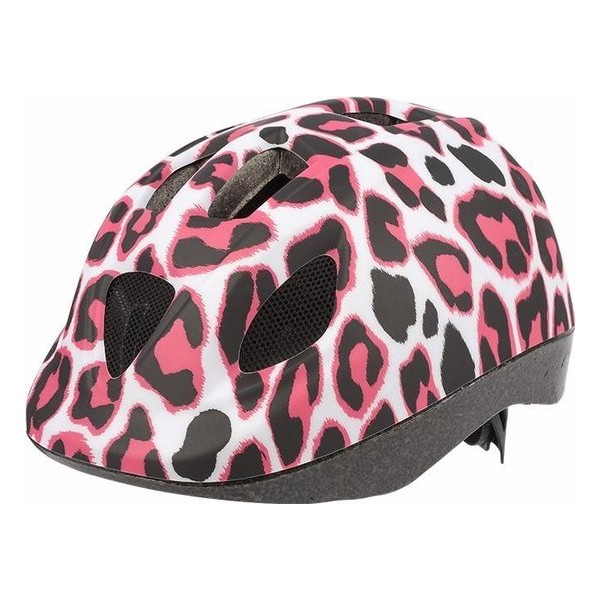 Polisport Pinky Cheetah fietshelm kind - Maat XS (46-52cm) - Pinky