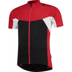 Rogelli Recco2.0 Korte Mouwen - Zwart/Rood/Wit - Mannen - Maat XL