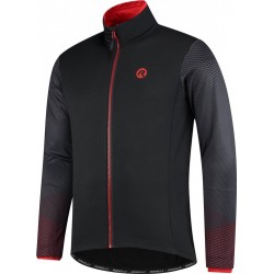 Rogelli Winterjack Wire Zwart/Rood - Maat 2XL