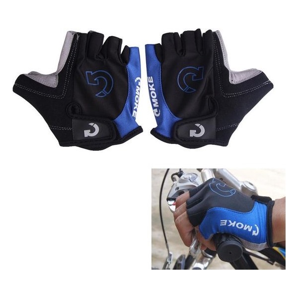 Fietshandschoenen - Maat XL - MTB - Wielrennen - Blauw - Fiets handschoenen - Wielren