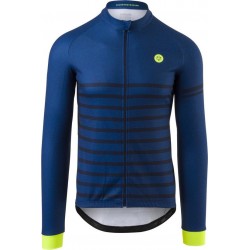 AGU Melange Fietsshirt Lange Mouwen Essential Heren - Blauw - M