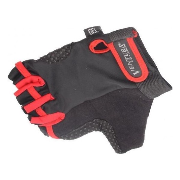 Ventura Gel - Fietshandschoen - Unisex - Rood/Zwart - Maat M