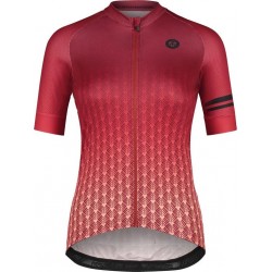 AGU Art Deco Fietsshirt Trend Dames Fietsshirt - Maat L - Roze