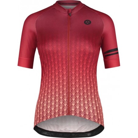 AGU Art Deco Fietsshirt Trend Dames Fietsshirt - Maat L - Roze