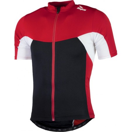 Rogelli Recco 2.0 - Fietshirt - Heren - Maat XXXL - Korte mouwen - Zwart/Rood/Wit