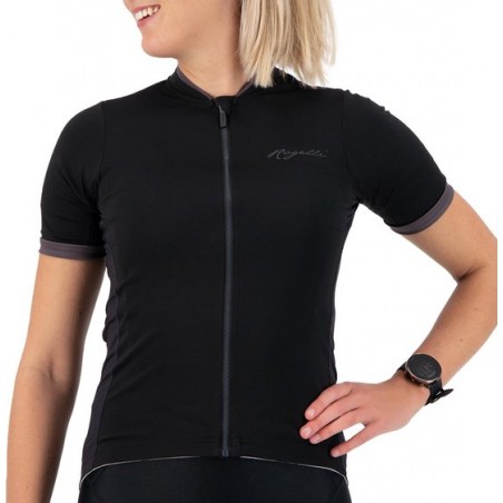 Rogelli Essential Korte Mouwen - Zwart - Vrouwen - Maat L