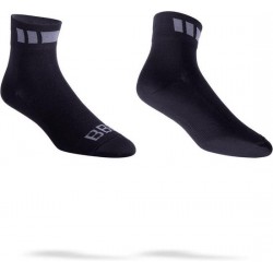 BBB Cycling BSO-10 - Fietssokken Technofeet - Lage sokken - Maat 44-47 - zwart/grijs