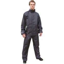 Grote maten zwart All Weather regenpak voor volwassenen 3XL (48/58)