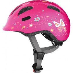 ABUS Smiley 2.0 Fietshelm - Maat  S (45-50 cm) - pink butterfly