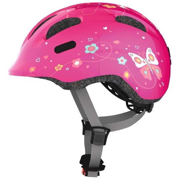 ABUS Smiley 2.0 Fietshelm - Maat  S (45-50 cm) - pink butterfly