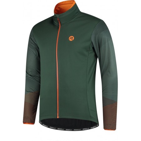 Rogelli Winterjack Wire Groen/Oranje - Maat L