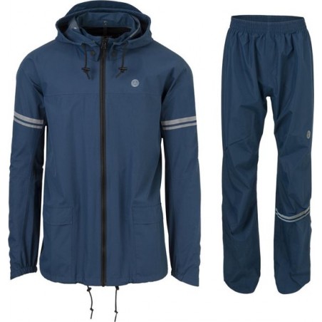 AGU Original Regenpak Essential - Blauw - L