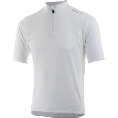 Rogelli Base Wielershirt - Korte Mouw - Wit - Maat L