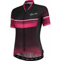 Rogelli Impress Fietsshirt - Maat L  - Vrouwen - donkerrood/roze/zwart