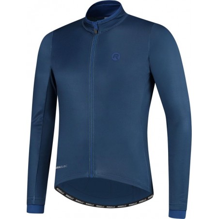 Rogelli Essential LM Fietsshirt Heren - Blauw - Maat XL