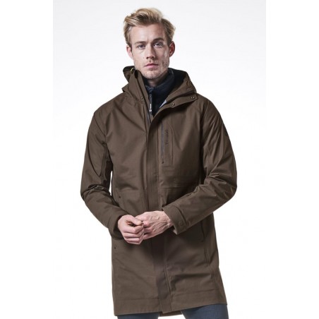 Tenson Yukon M Shell - Regenjas - Heren - Donker Khaki - Maat L