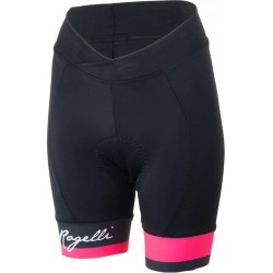 Rogelli Dames Wielerbroek Select - Zwart/Roze - Maat M