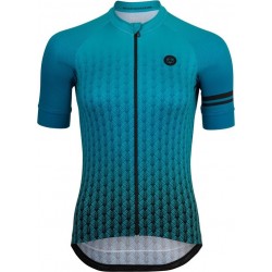 AGU Art Deco Fietsshirt Trend Dames Fietsshirt - Maat XL - Groen