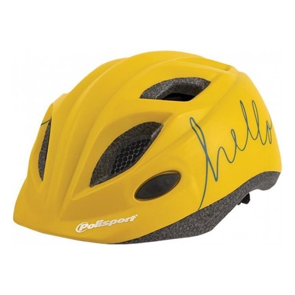 Polisport Junior Hello fietshelm kind - Maat S - Geel